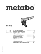 Metabo WS 7400 Manuel utilisateur