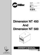 Miller Electric Dimension NT 450 Manuel utilisateur