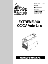 Miller EXTREME 360 CC/CV Auto-Line Manuel utilisateur
