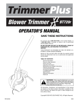MTD TrimmerPlus BT720r Manuel utilisateur