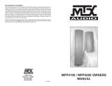 MTX Audio MPP4100 Manuel utilisateur