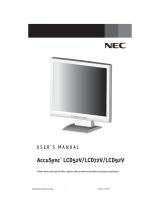 NEC ACCUSYNC LCD52V Manuel utilisateur