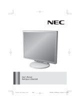 NEC LCD1970GX Manuel utilisateur