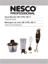 Nesco HB-17 Manuel utilisateur