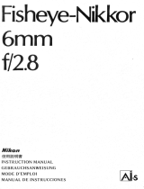 Nikon FISHEYE-NIKKOR 6MM F/2.8 Manuel utilisateur