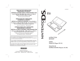 Nintendo USGSZPB - DS Lite Game Console Manuel utilisateur