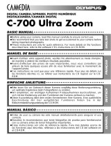 Olympus C700 Ultra Zoom Manuel utilisateur