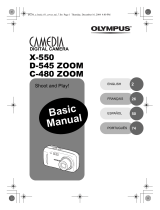 Olympus Camedia C-480 Zoom Manuel utilisateur