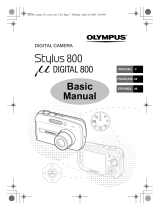 Olympus μ 800 Digital Manuel utilisateur