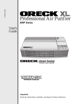 Oreck Professional Air Purifier 21057-03 Manuel utilisateur