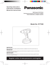 Panasonic EY7549 Le manuel du propriétaire