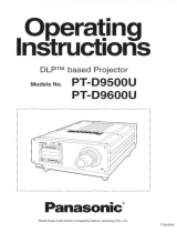 Panasonic PT-D9600U Manuel utilisateur