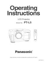 Panasonic PTL5 Manuel utilisateur