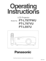 Panasonic PT-L797PWUL Manuel utilisateur