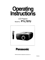 Panasonic PT-L797U Manuel utilisateur