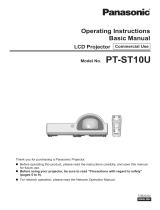 Panasonic PT-ST10U Manuel utilisateur