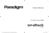 Paradigm Soundtrack SOUNDTRACK Manuel utilisateur