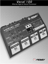 Peavey Vocal 100 Stereo Hybrid Vocal Processor Manuel utilisateur