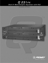 Peavey Q 231FX Dual 31-Band Graphic Equalizer Manuel utilisateur