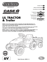 Peg Perego Case IH Lil Tractor & Trailer Manuel utilisateur