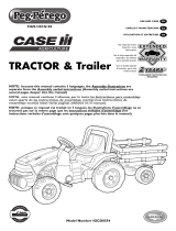 Peg-Perego Case IH Tractor and Trailer Manuel utilisateur