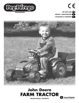 Peg Perego John Deere Farm Tractor Manuel utilisateur