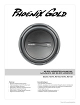 Phoenix GoldRX 12" Dual Coil 4-Ohm Subwoofer