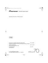 Pioneer SX-LX70SW Manuel utilisateur
