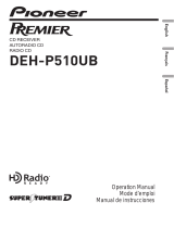 Pioneer DEH-P510UB Manuel utilisateur
