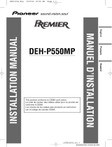 Pioneer DEH-P550MP Manuel utilisateur