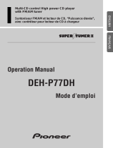 Pioneer DEH-P77DH Manuel utilisateur