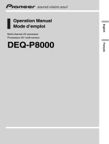Pioneer DEQ-P8000 Manuel utilisateur