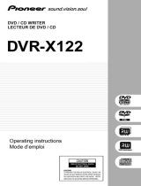 Pioneer DVR-X122 Manuel utilisateur