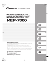 Pioneer MEP-7000 Manuel utilisateur