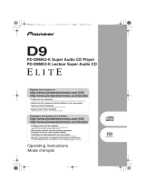 Pioneer PD-D9MK2-K Manuel utilisateur