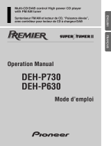 Pioneer Premier DEH-P730 Manuel utilisateur