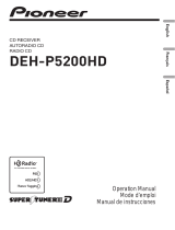 Pioneer DEH-P5200HD Manuel utilisateur