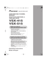 Pioneer VSX-515 Manuel utilisateur
