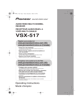 Pioneer VSX-517-K Manuel utilisateur