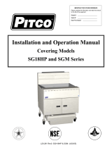 Pitco Frialator SG18HP series Manuel utilisateur