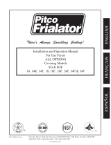 Pitco Frialator Frialator SG 24P Le manuel du propriétaire