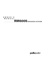 Polk Audio RM6005 Manuel utilisateur