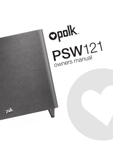 Polk Audio Speaker PSW121 Manuel utilisateur