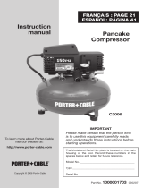 Porter-Cable 1000001703 Manuel utilisateur