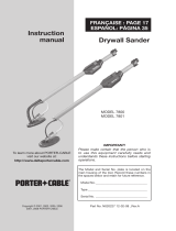 Porter-Cable 7801 Manuel utilisateur