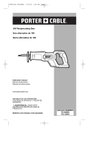 Porter-Cable 90550124 Manuel utilisateur