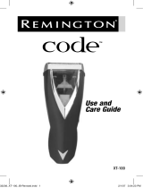 Remington Code XT-100 Manuel utilisateur