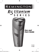 Remington R5 titanium series Manuel utilisateur