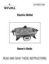 Rival ELECTRIC SKILLET S16SG-CN Manuel utilisateur