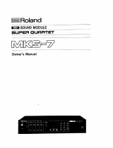 Roland MKS-7 Manuel utilisateur